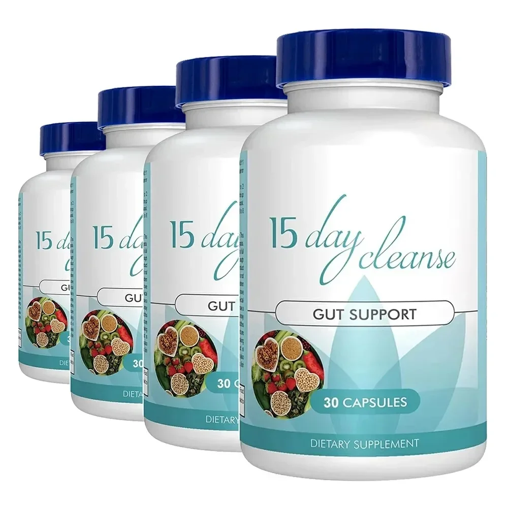 Gut and Colon Support 15-day Cleanse and Detox To Reduce Abdominal Pain, Bloating, Constipation and Aid Gut Health