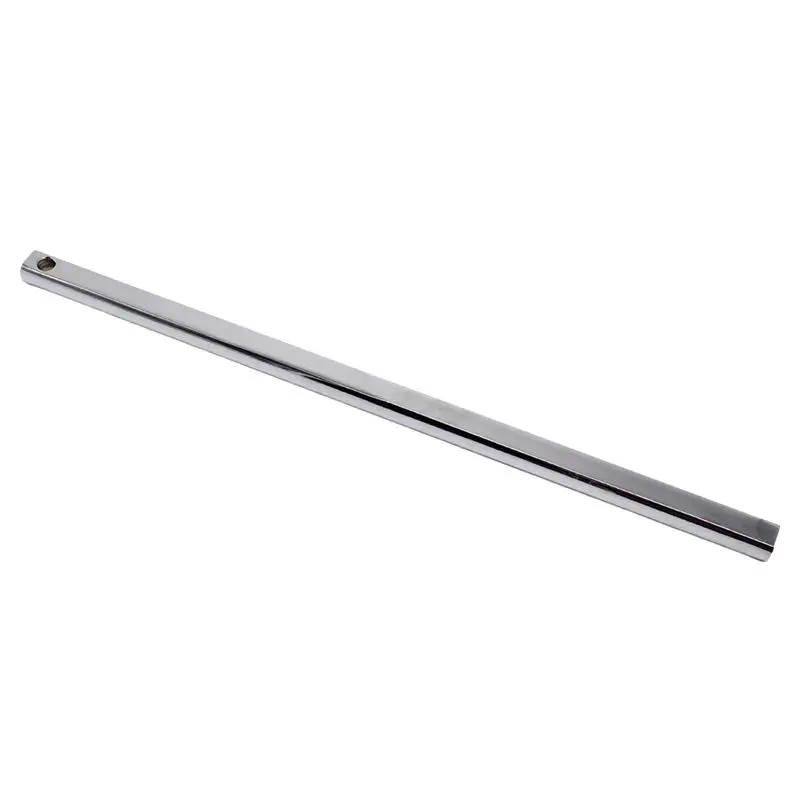 AEE5-16 In Polished Steel Steering Shaft U-Joint Link 16Inch Length Straight Rod 3/4 In DD Steering Shaft Machined Street Rod