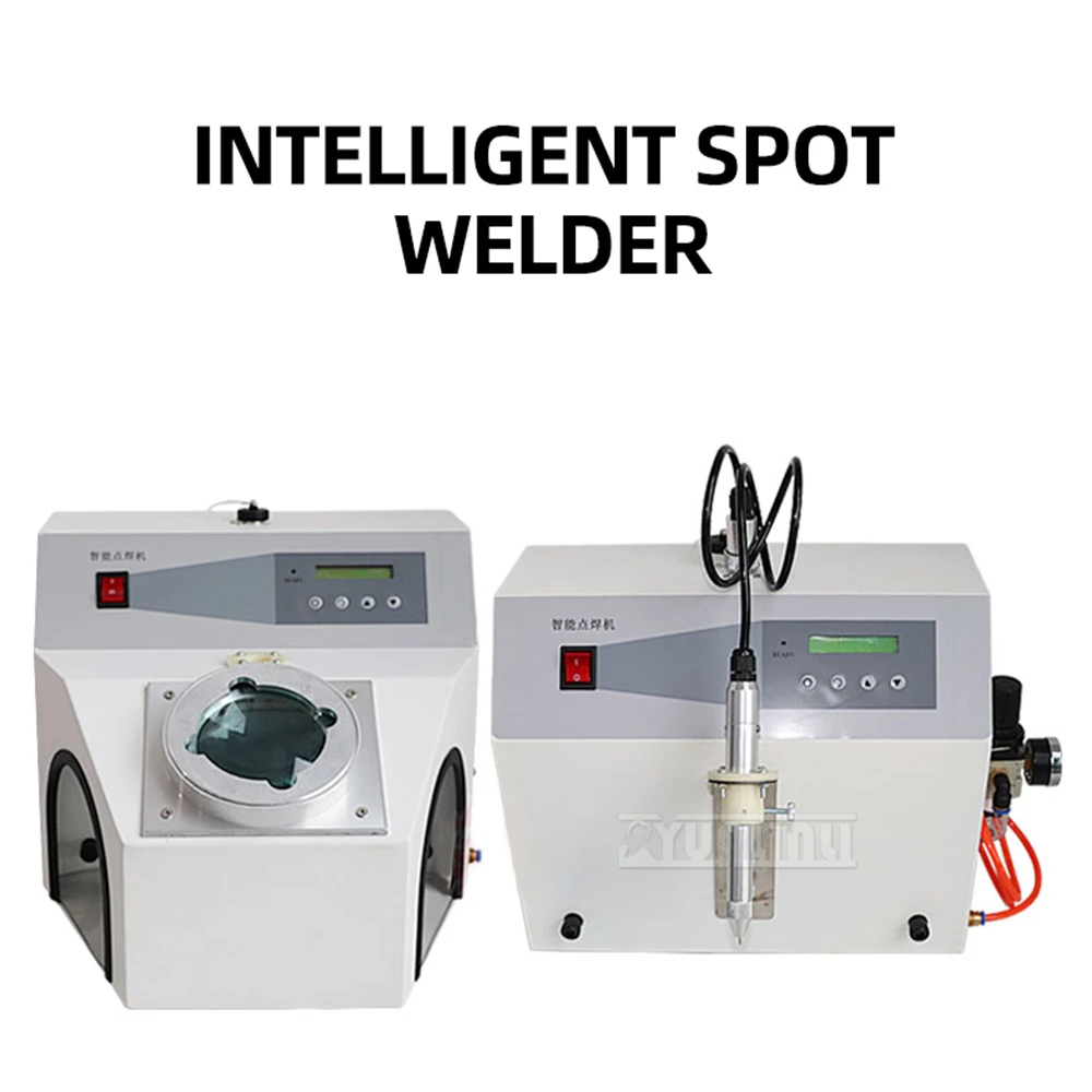 Máquina de soldadura por puntos inteligente de alta potencia con espejo, soldadura de joyería, máquina de soldadura por puntos de colisión por pulsos