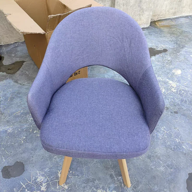 الشمال خشب متين الطعام كرسي المنزلية الحديثة بسيطة الكبار أريكة واحدة كرسي الكمبيوتر الخلفي مقهى مكتب كرسي دروبشيبينغ