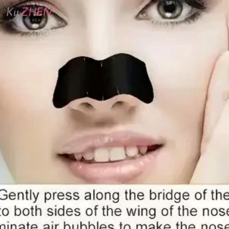 10/20/50Pcs/lot Black Nose Blackhead Remover Mask Shrink Pore  Treatment Sticker Black Dots Strips Nose Deep Cleansing Skin Care