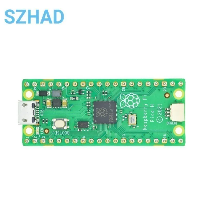 Raspberry Pi Pico or Pico W With Wireless WiFi Module Dual-Core ARM Cortex MO+RP2040 Microcontroller Development Board