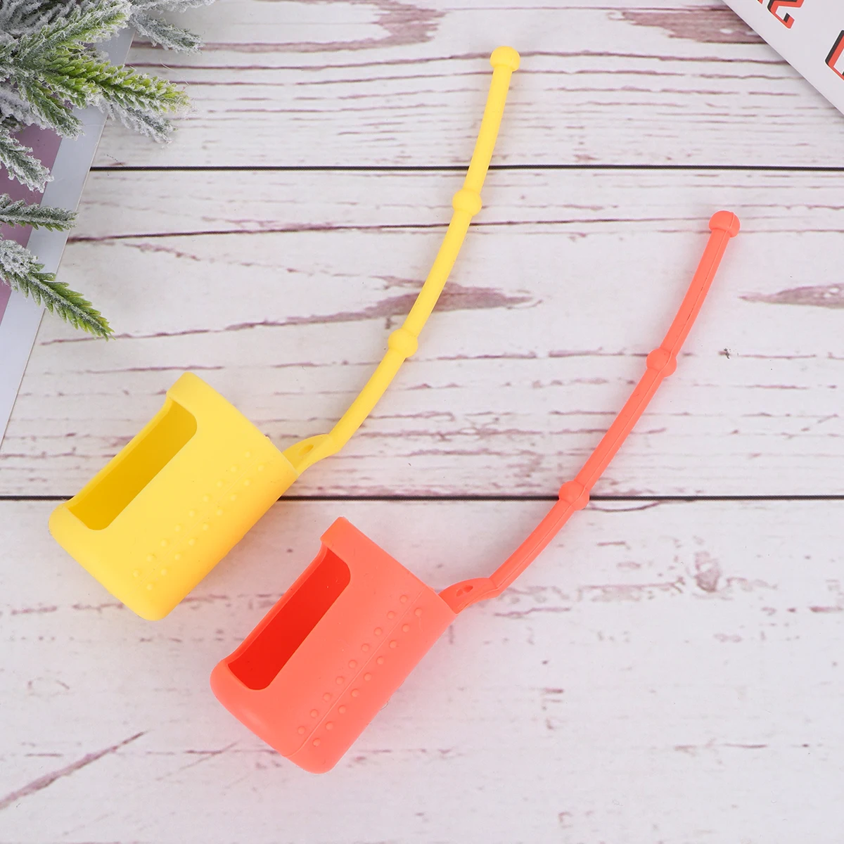 

6 Pcs Essential Oil Bottle Protector Sleeve Holder Carrying Roller Cover Silicone Base Case for Cap Man