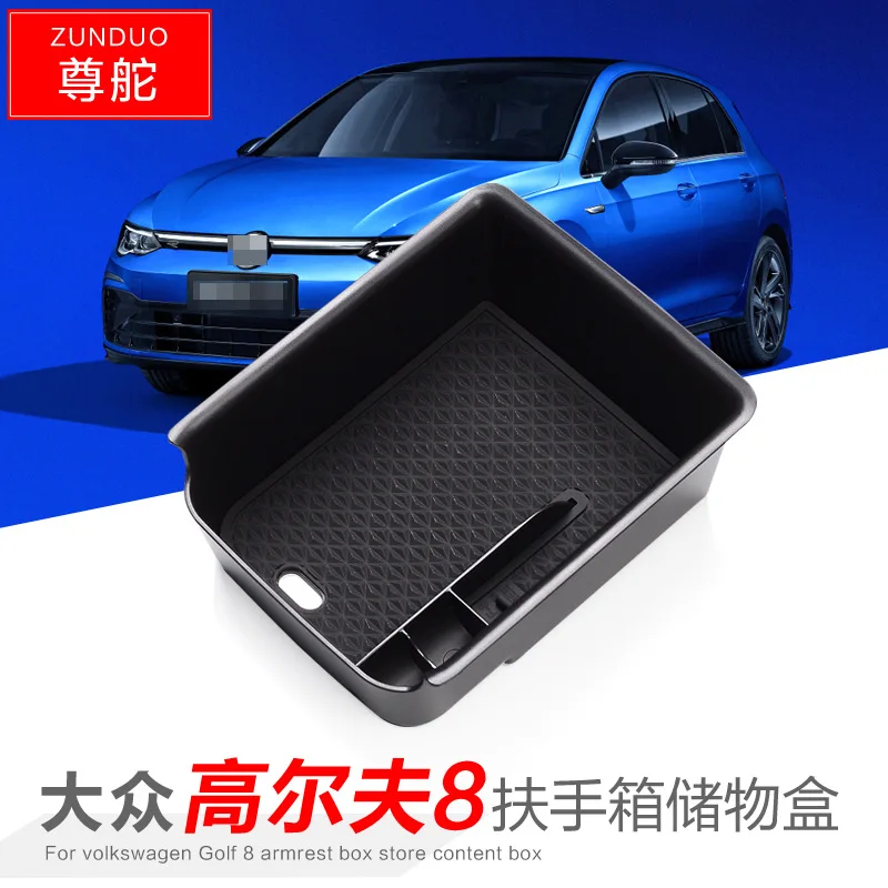 

FOR Volkswagen Golf 8 Car armrest box storage box Cup slot modification Automotive storage interior accessories and supplies