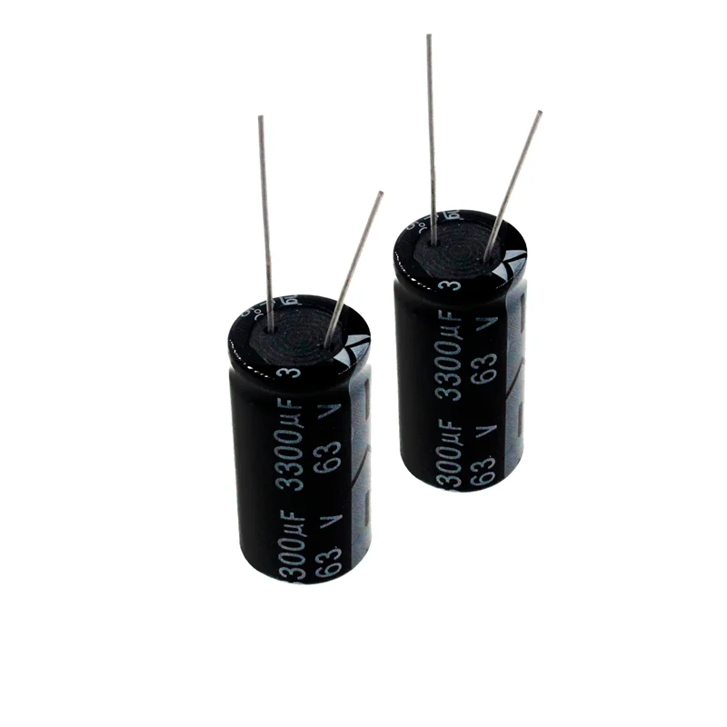 2pcs 3300uF 63V 3300MFD 63WV 18*35mm Aluminum Electrolytic Capacitor Radial