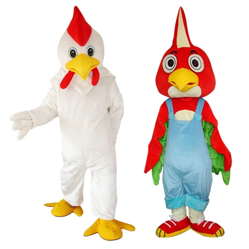 New Cosplay Chicken Mascot Easter Turkey Cartoon Character Advertising Party Costume Animal Carni CMM221