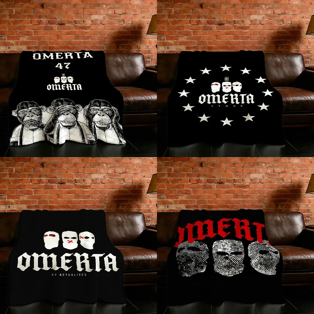 Cool O-Omerta 47 R-Records Blanket Flannel Warm Soft Throw Blanket For Room Sofa Childish Birthday Gifts