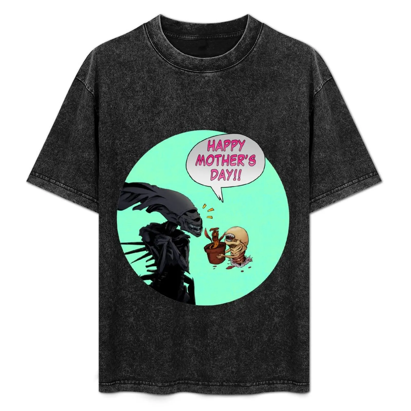 

Happy Mother's Day - Alien Movies T-Shirt Non-Shrink Basic Cotton T-Shirt