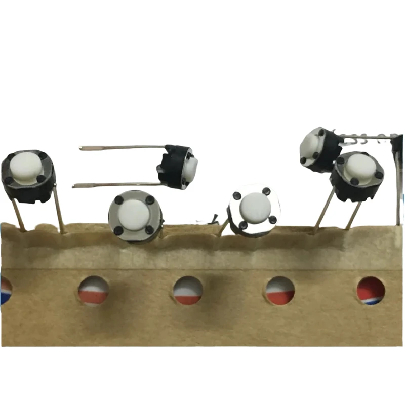 33pcs/lots imported from Japan ALPS SKQNABD010 tactile switch 6 * 6 * 4.3 direct insertion 2-pin button micro movement