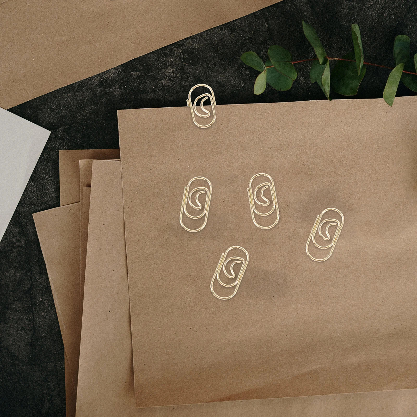 100pcs Paper Clips Strong Clamping Office Supplies Cute Metal Colored Creative Multipurpose File Photos