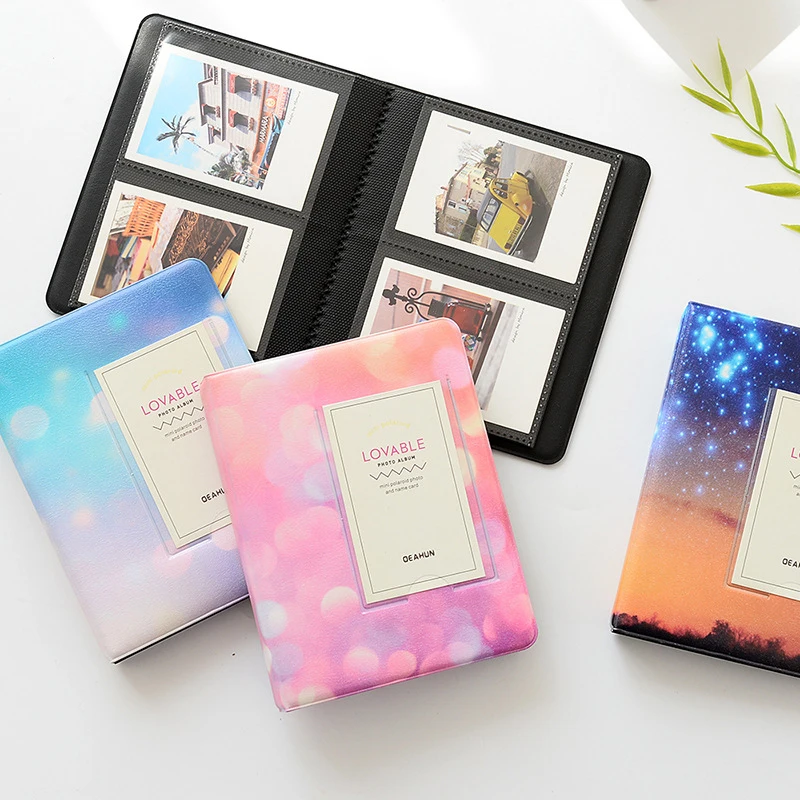 For Fujifilm Instax instant Mini 11 9 8 7s 25 40 90 Evo Mini Films 64 Pockets Book Album 3 inch Photo paper