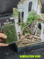 Simulation Miniature Vines 1:35-1:100 Military Scene Materials Toys for Diy Model Making/Architecture Building/Diorama 1Box