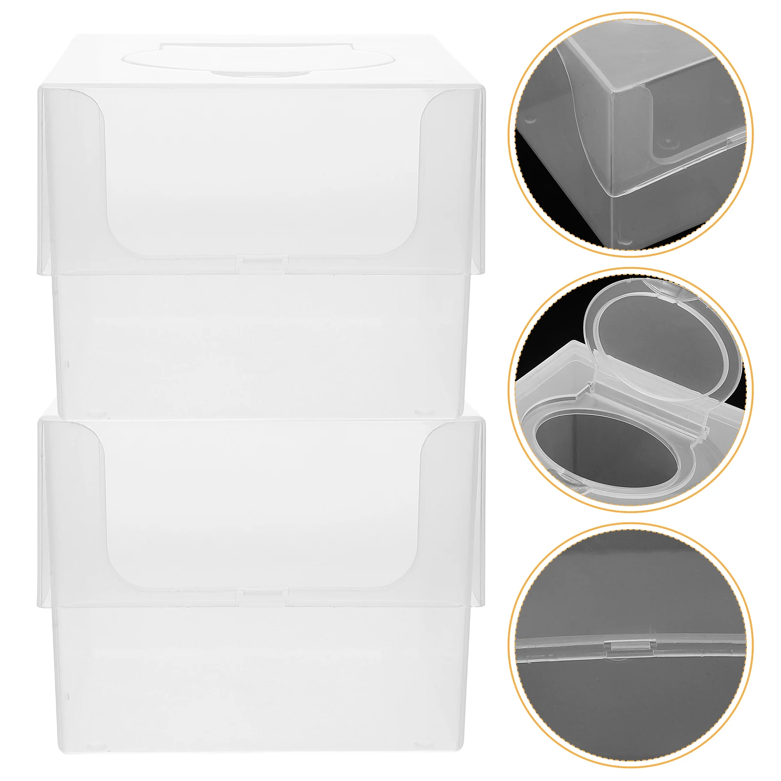 

Wipe Box Container Wet Tissue Case Refillable Wipes Disposable Face Towel Wash Towels
