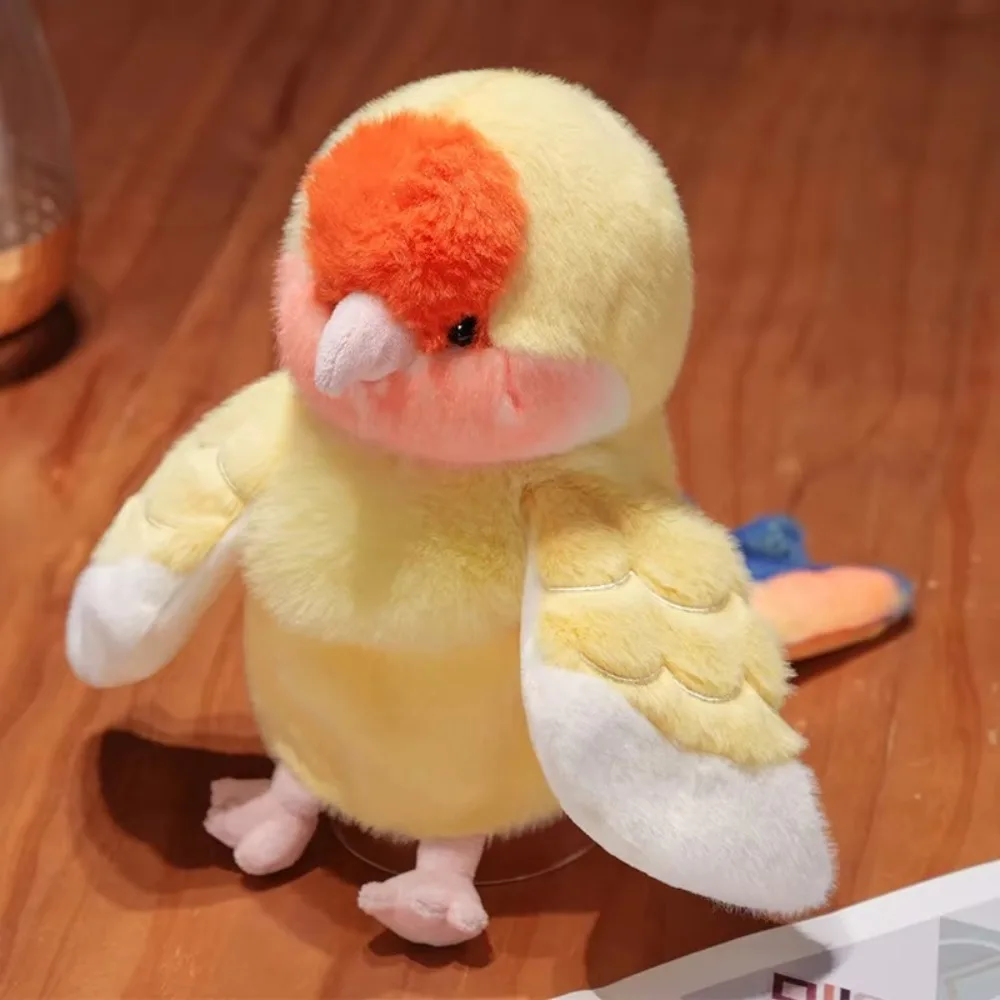 Miękka pluszowa pacynka na rękę Ptak Papuga Niedźwiedzia Cosplay Pluszowa Lalka 20cm Niedźwiedź Papuga Puszysta Lalka Papuga Dla Dzieci