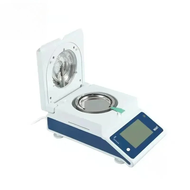 

120g/5mg Wholesale chemical raw material moisture meter textile raw material touch screen moisture analyzer