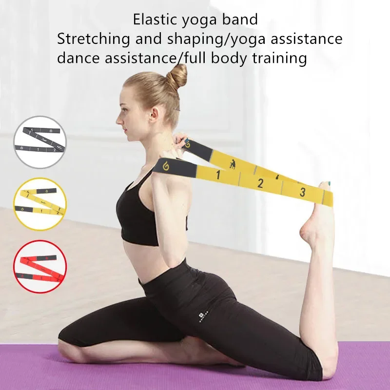

Digital Segmented Dance Yoga Elastic Band Position Training Resistance Stretching Band Shaping Body Shaping Assisted Stretching
