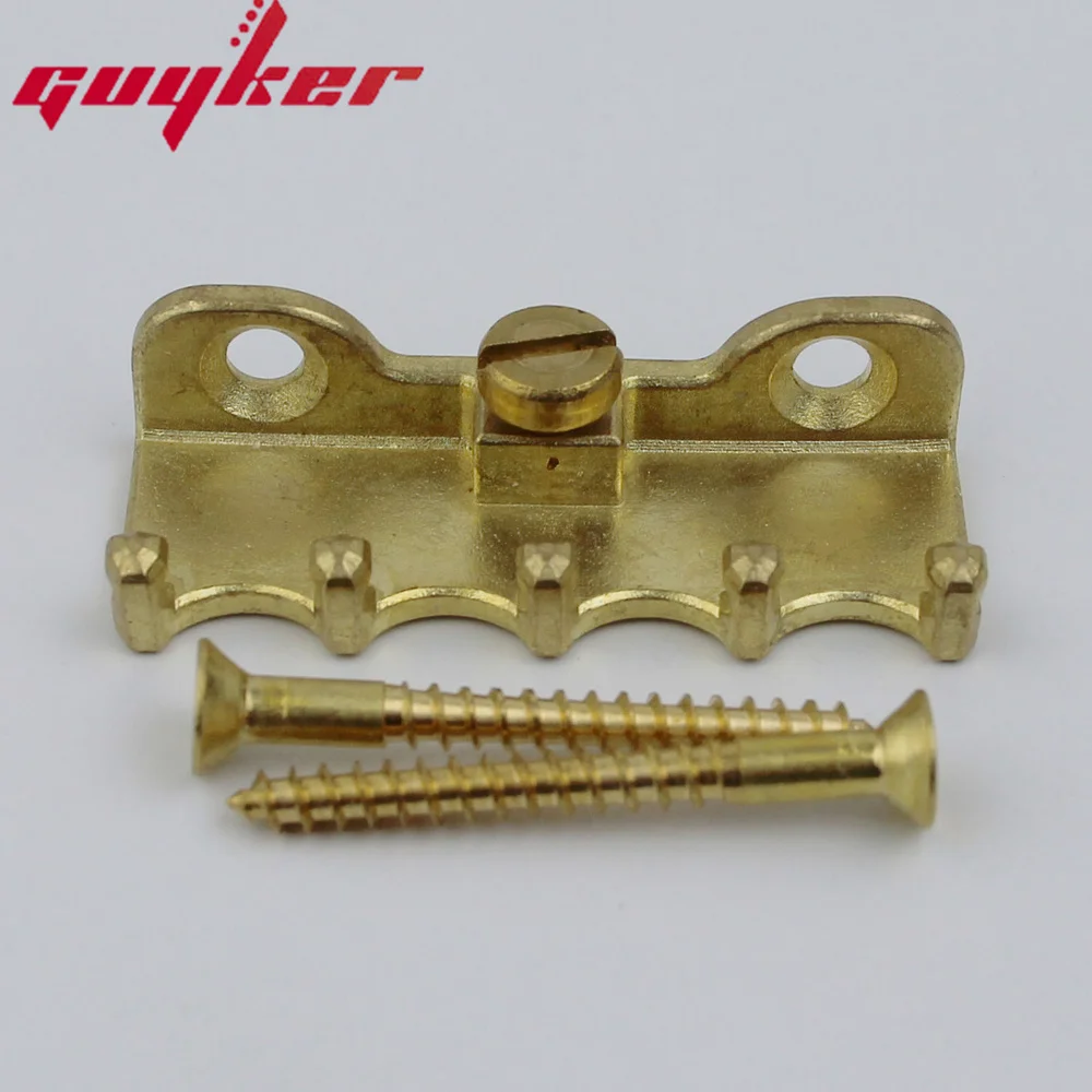 Electric Guitar Tremolo Bridge Spring Claw Full Solid Brass Hook With Screw A Hook