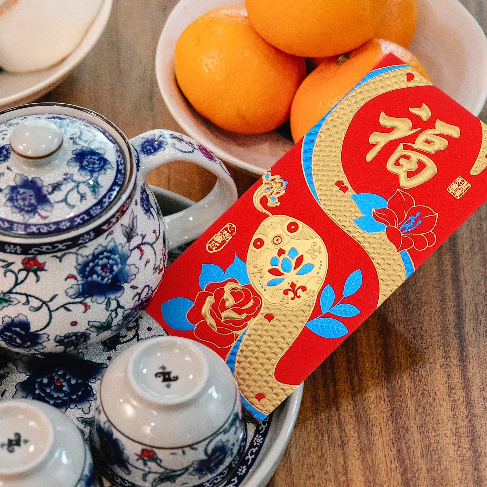 

30 PCS Small Chinese New Year of The Snake Products Commemorate Cash Envelopes for Money