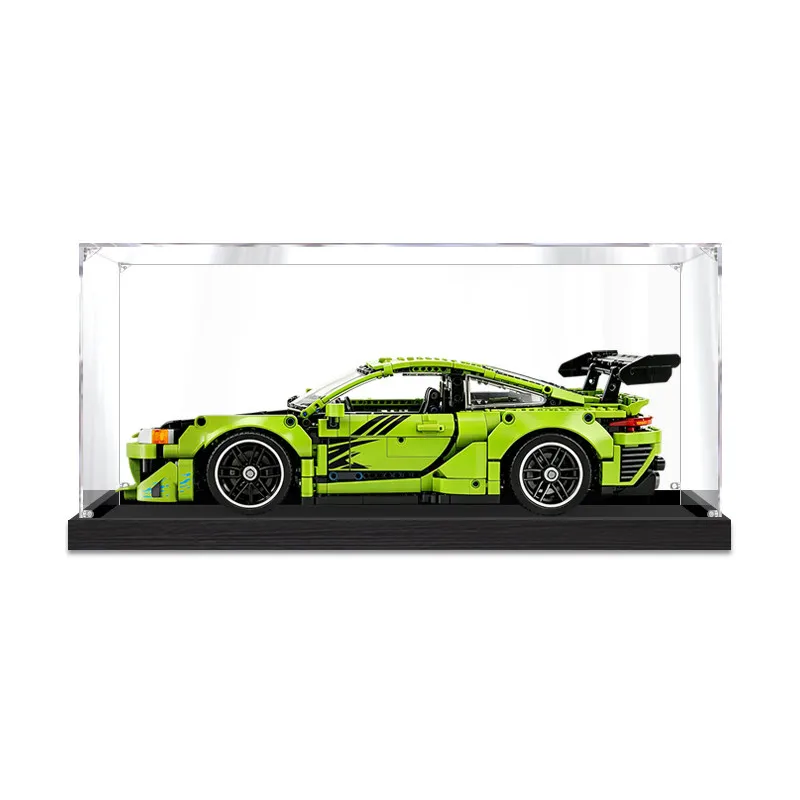 New Suitable for lego 42229 Eclipse Fast & Furious Model Car Acrylic Display Case, Dustproof Storage Box, Collectible Model Car