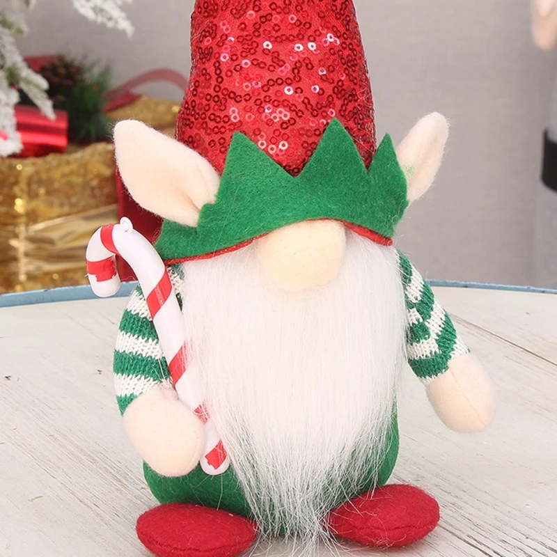 Lovely Christmas Decoration Rudolf Long Rudolf Design Handmade Dwarf Elf Figurine Harvest Ornaments 13in