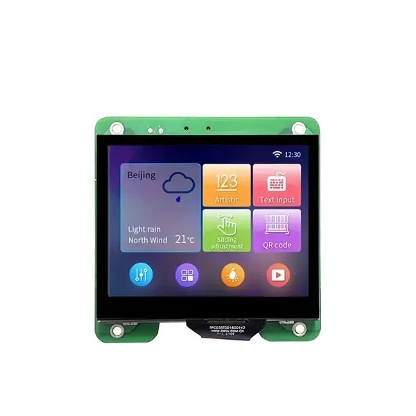 2026 DWIN 3.5-inch 640*480 Pixels Resolution 16.7M Colors  IPS-TFT-LCD Support RS232 and RS485 Working with Arduino/STM/ESP