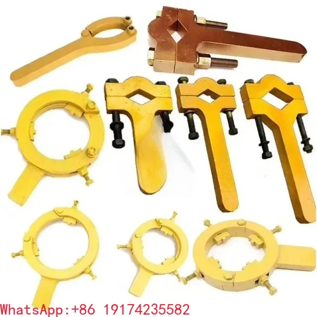 High Quality Universal Wrench Hydraulic Cylinder Head Hex Torque Spanner Wrench for Excavator Bulldozer Backhoe Parts