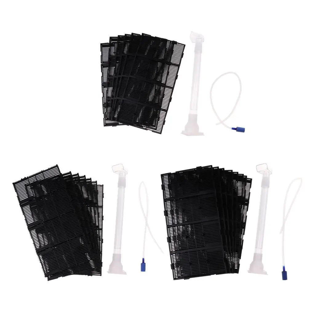 Plastic Aquarium Under Gravel Filter Board Plate Fish Tank Bottom Filter System for Large Aquariums view 4