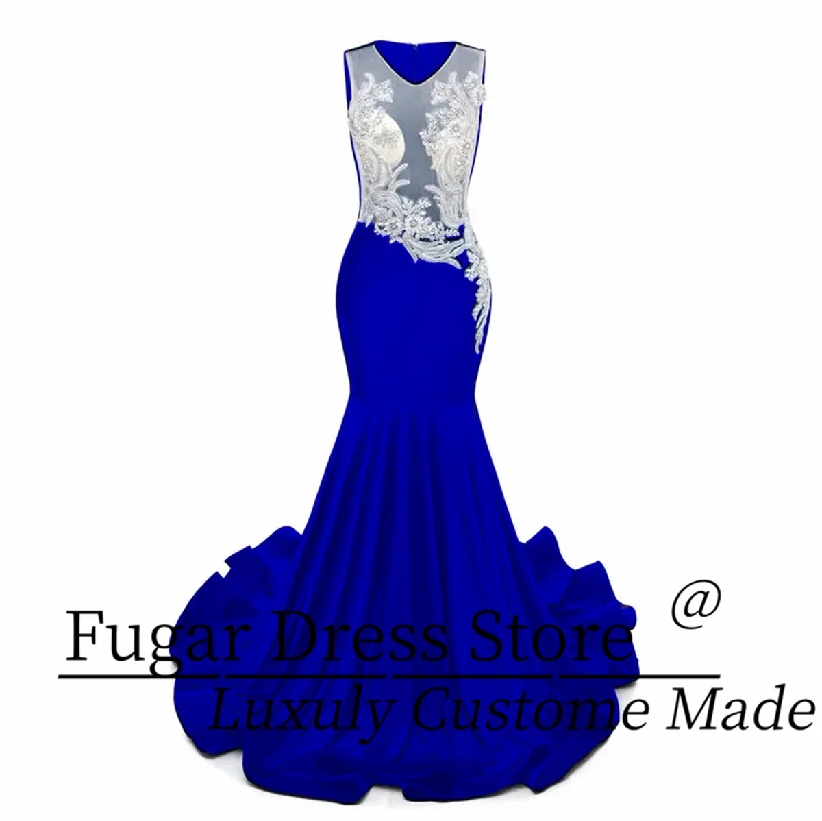 TIANTIAN personnalisé Photos réelles Orange Sexy sans manches sirène robes de soirée femmes spécial anniversaire robes de bal فساتmavera