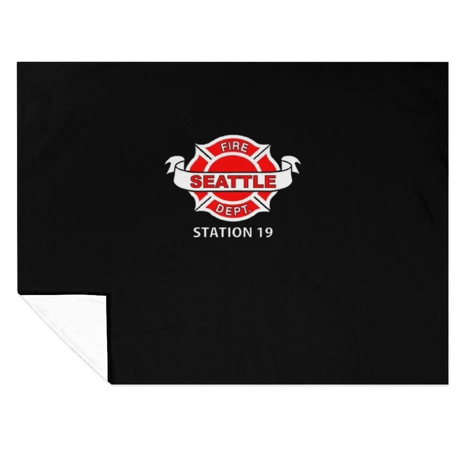 

Station 19 Work Logo Classic Classic T-Shirt Throw Blanket Bed Summer Winter beds Thermals For Travel Blankets