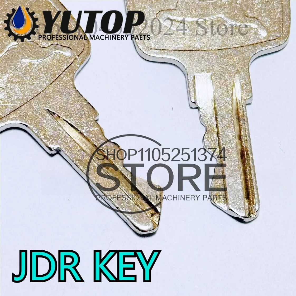 

10PCS AT195302 AR51481 for JDR Excavator Keys Loaders Backhoe Tractor Heavy Equipment Key