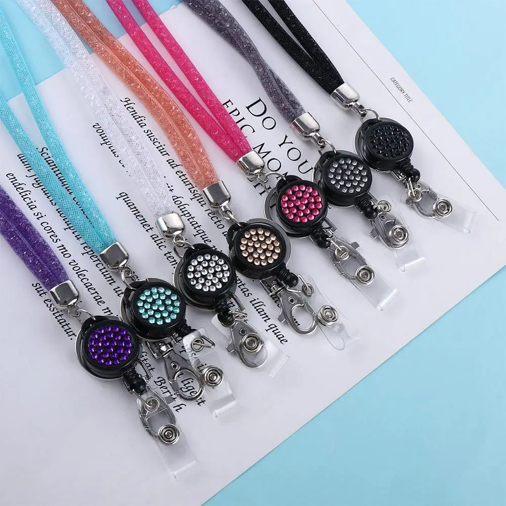 

Supplies Name Tag Holder Retractable Badge Nurse Doctor Name Card Holder Lanyard Hanging Rope ID Badge Holder Necklace Strap