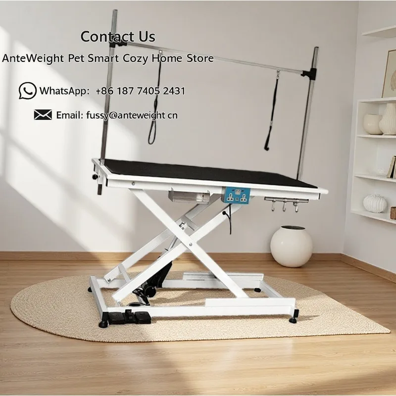 

Electric Pet Grooming Table, Lifting Design for Cat and Dog Salon Use for Drying, Clipping and Trimming After Bathing