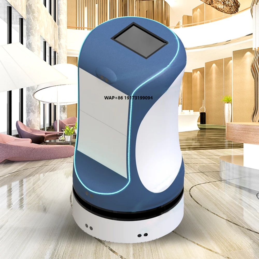 Smart Hotel Delivery Robot Autonomous Navigation Food and Goods Delivery Robot