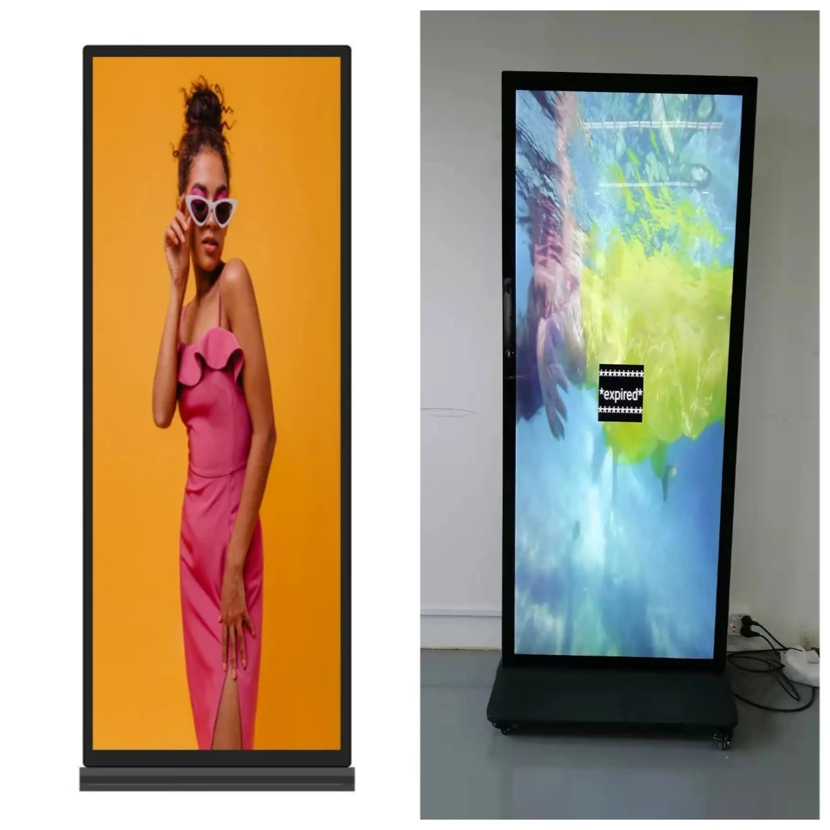 

Hot selling：75/80/88 Inch Stretched BOE Display LED Signage Kiosk LCD for Advertising Totem Photo Booth Elevator Use Ani