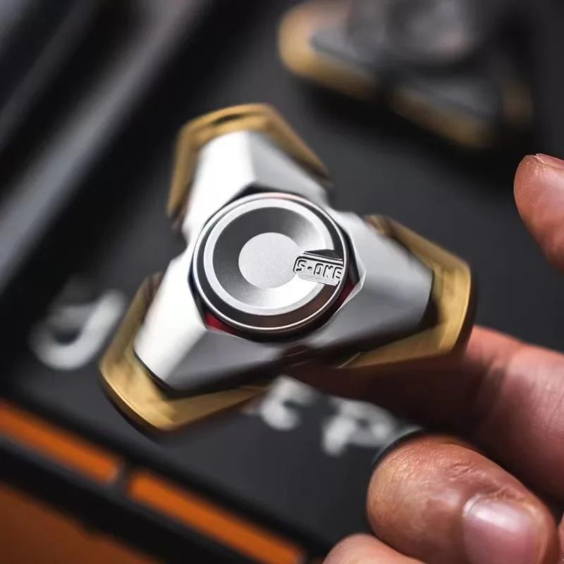 SuynQ S-ONE diapason Max Fidget Spinner magnétique ouvert-armure anxiété soulagement du stress adultes enfant à la mode bureau décompression jouet