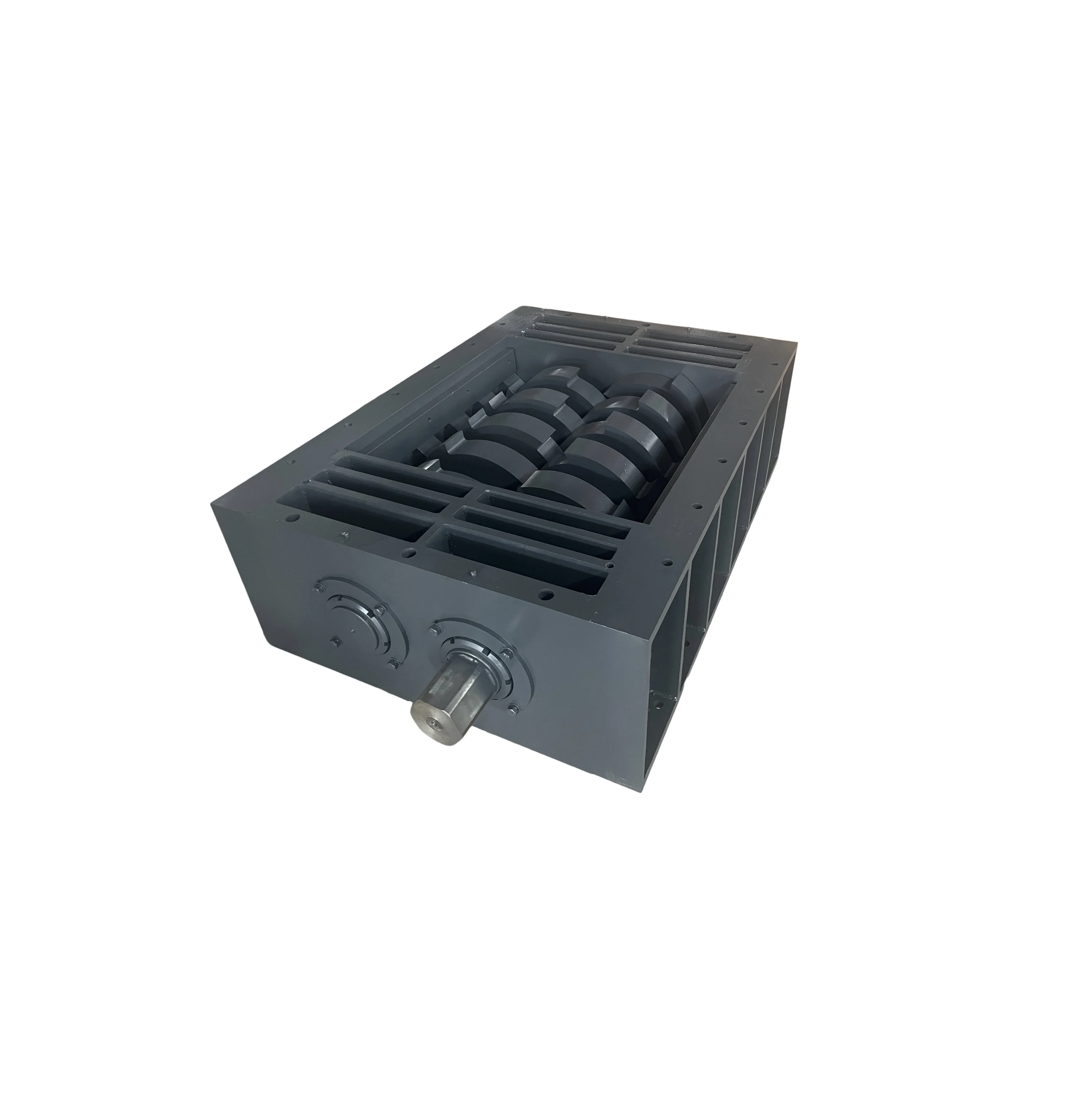High Quality Double Axis Shredder Chassis High-power Shredder Chamber Box for Crushing Plastic and Rubber 2