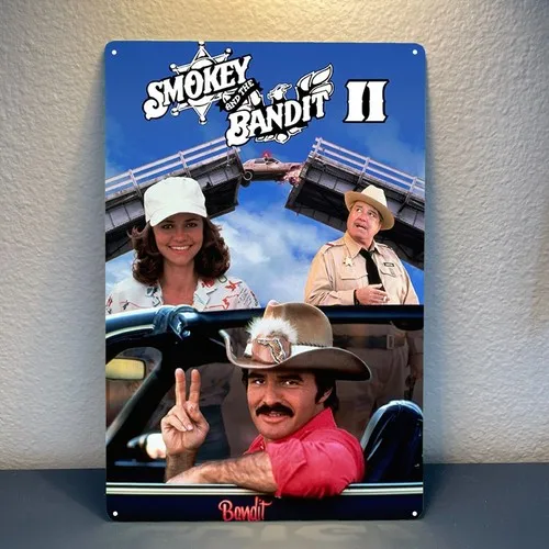 Smokey and the Bandit Movie Metal Poster Tin Sign - 20x30cm Plate