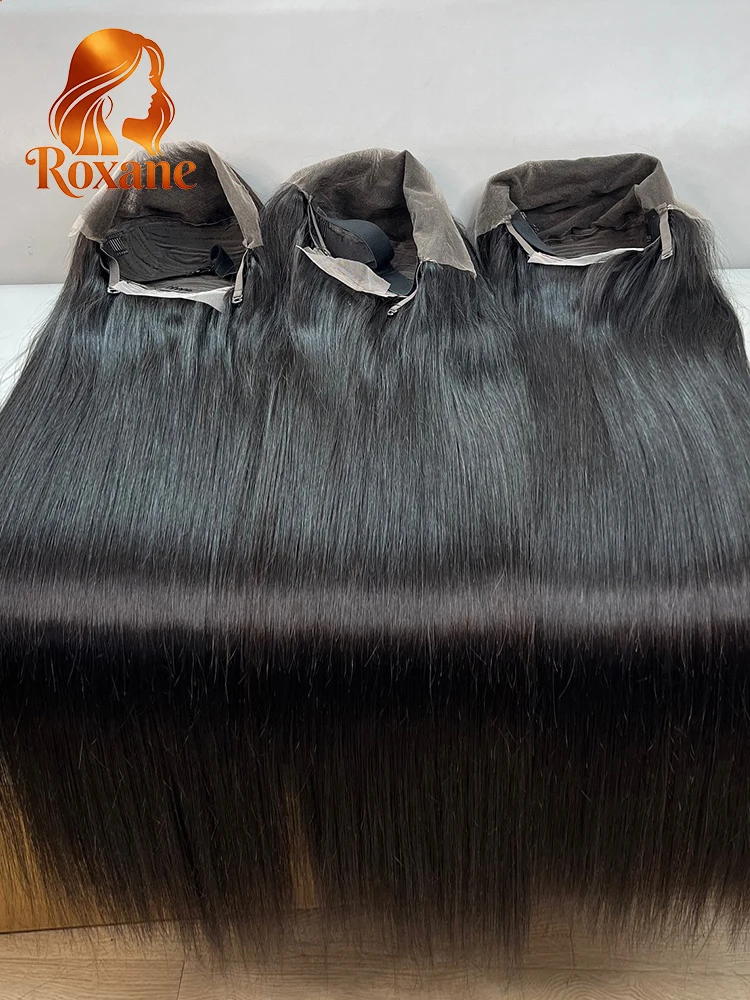 

Парик из натуральных волос Roxane 30-40 дюймов, 5x5, без клея, с прямым краем, 220% плотность, 13x4, 13x6, HD кружевной фронтальный парик