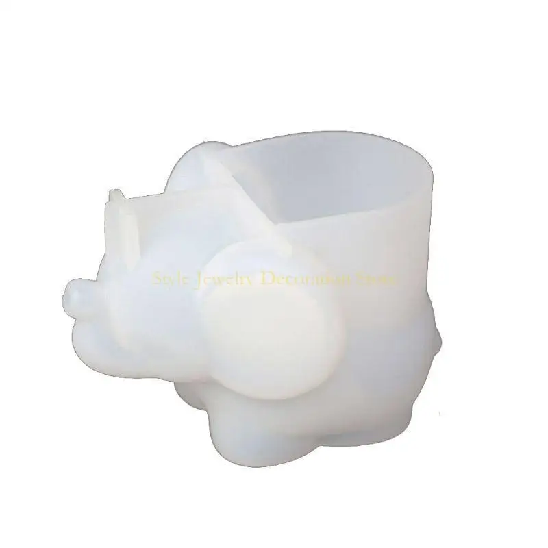 D46E Makup Makup Making Młąca Forma Forma Słon Wyświetlacz Taca Forms Forma Słoni Kształt Magazyn Pudełka