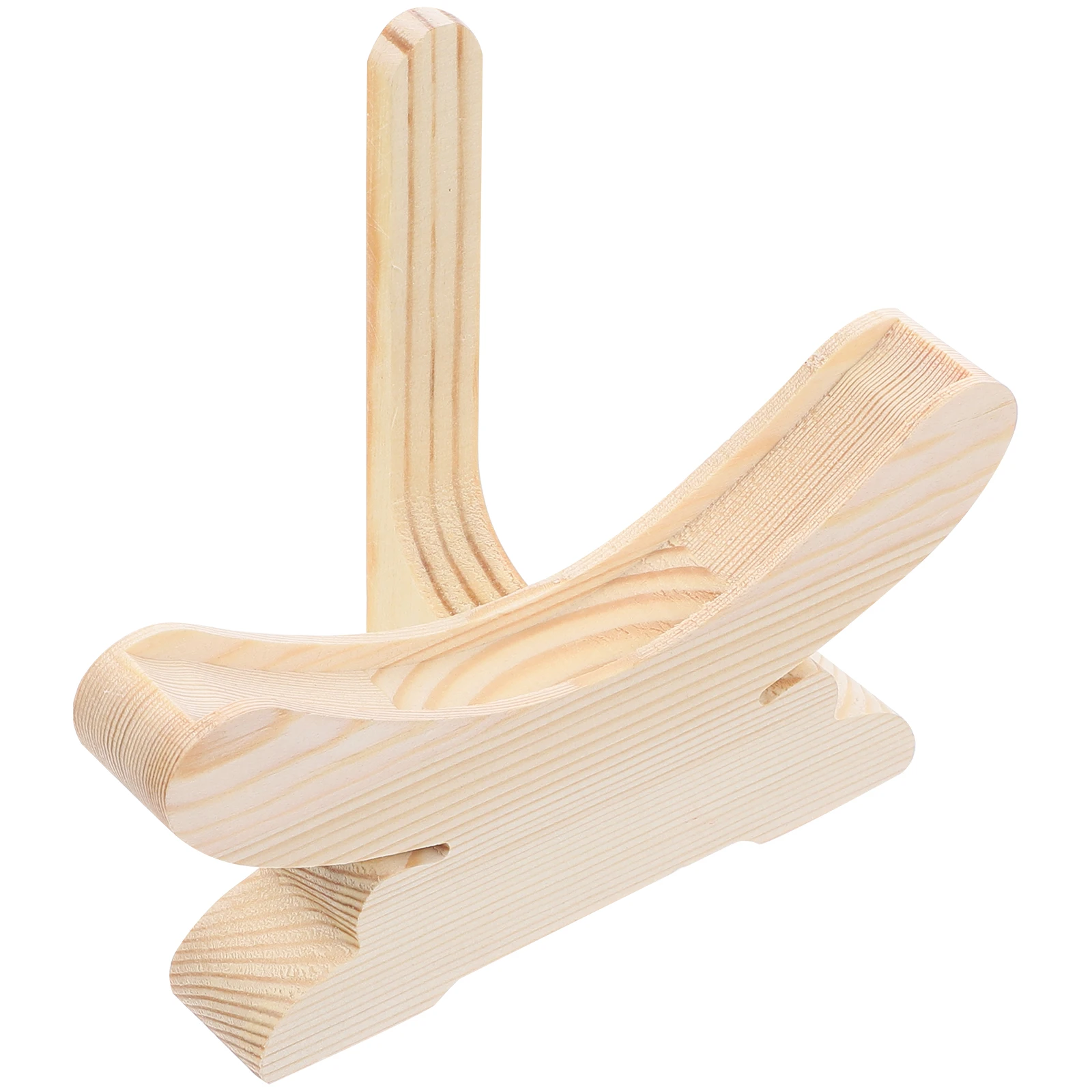 

Wooden Display Tea Cake Rack Plate Holder Decor Desktop Plate Display Rack Easel Storage Pu Erh Lover Crafts