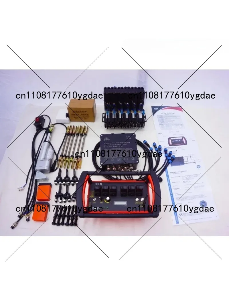 6 Joystick functions weightlifting12-24V hydraulic valve Truck Crane remote control