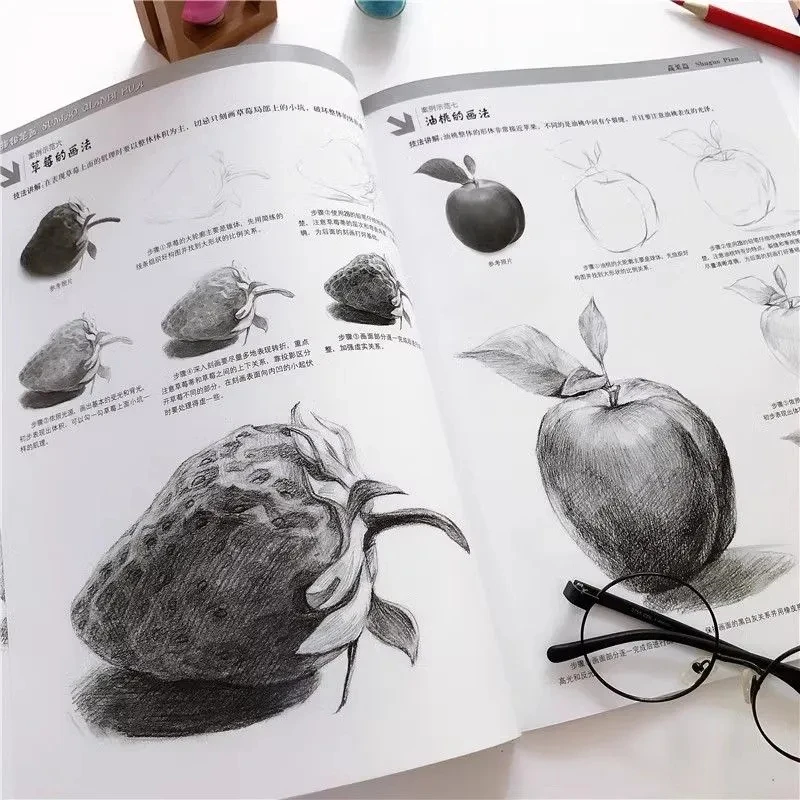 Sketch Pencil Drawing Hand Drawn Sketching From Beginner To Proficient Students Self-study Pencil Drawing Textbooks And Books