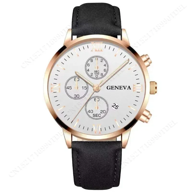 남성용 블랙 쿼츠 시계, 로마 다이얼 시계, 패션 라운드 날짜 쿼츠 시계, 스포츠 Relogios Masculino Relojes Para Hombres, 1pc