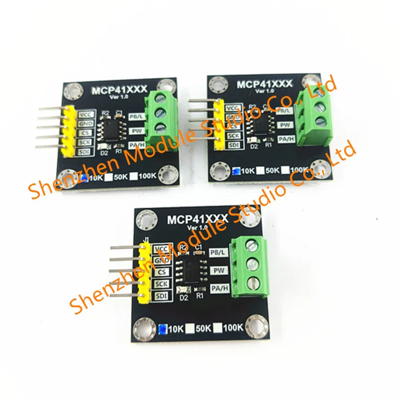 1 SZT. 3 SZT. Moduł Potencjometru Cyfrowego MCP41010 10K/50K/100K MCP41050 MCP41100 - Komponent Elektroniczny — zdjęcie produktu 5