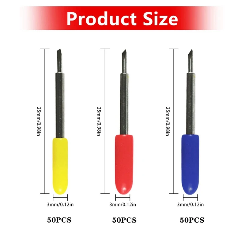 150Piece Blades For C-Ricut Replacement Blade For Explore Air 2 Replacement Cutting Blades For Cutting Machine