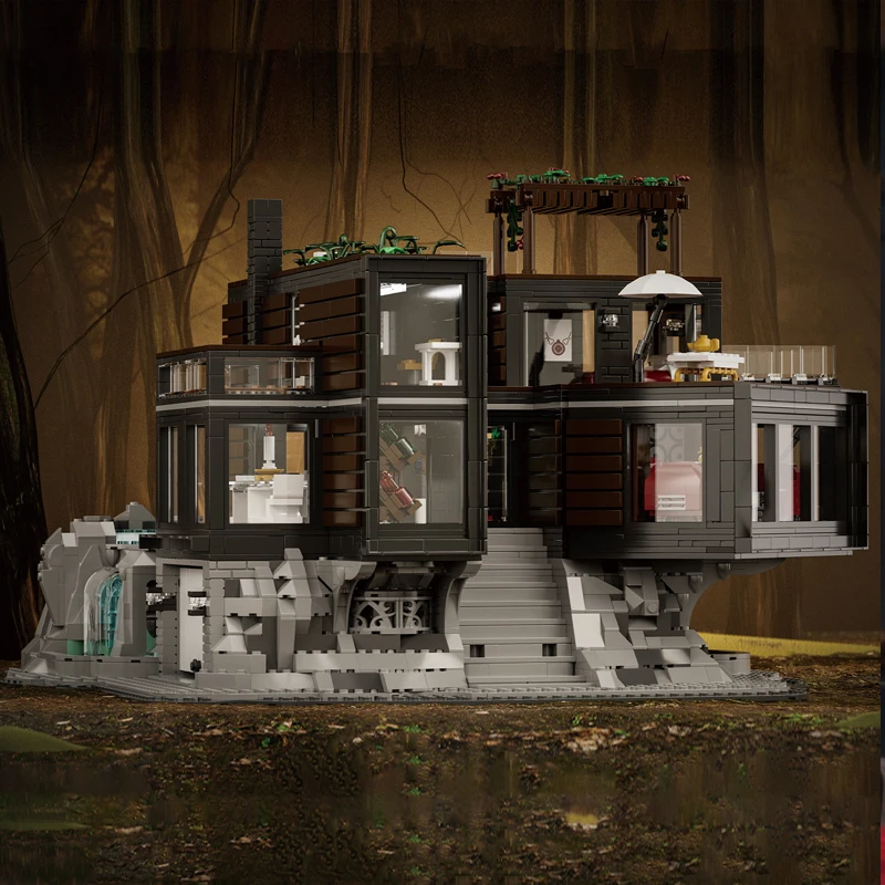 3388 stücke MOC Idee Vampir Haus Bau Bausteine Montage Stadt Street View Modell DIY Spielzeug für Kinder Geschenk Set