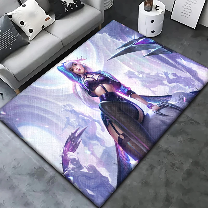 League of Legends HD Printed Carpet Living Room Home Decor Sofa Table Rug Anti Slip Chair Cushion Lounge Mat Picnic Camping  Ar