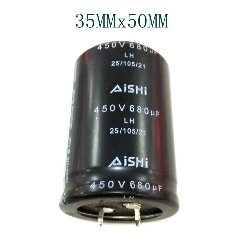 Aluminum Electrolysis Capacitor 680UF 450V DC 35mm Snap in for Electronic Component Upgrades