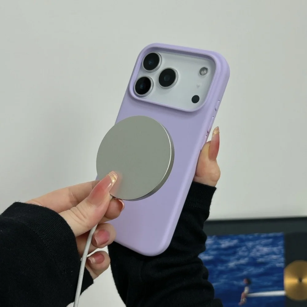 For Magsafe Magnetic Liquid Silicone Phone Case For iPhone 17 18 Pro Max 16 17 Pro 15 14 13 12 11 Pro Max Plus Candy Soft Cover