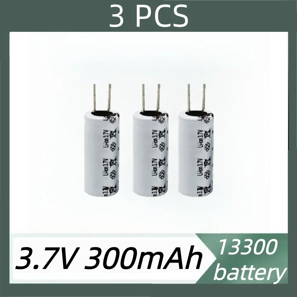مكثف 13300 3.7 فولت 300 مللي أمبير مسدس لعبة عالي المعدل مزيل العث مدرب الكلب فرشاة الأسنان الكهربائية مقص أظافر بطارية ليثيوم